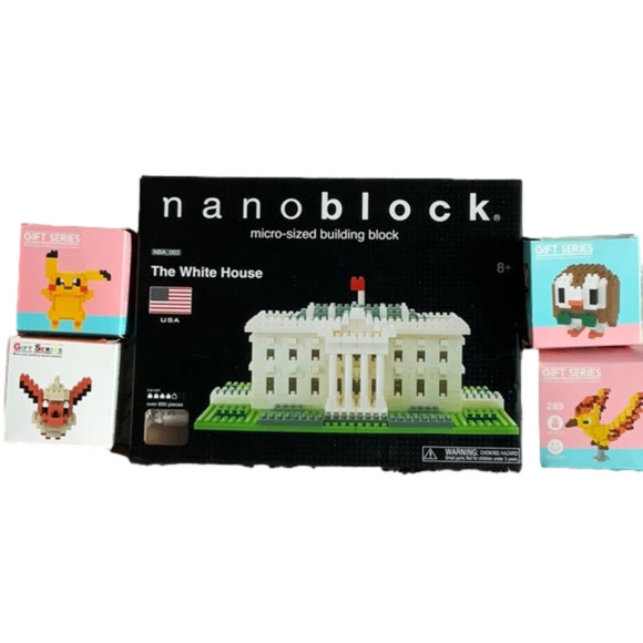 NANO BLOCKS LOT OF FIVE SETS - Picture 1 of 6